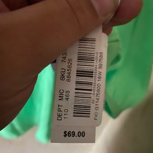 Lime green long sleeve shirt